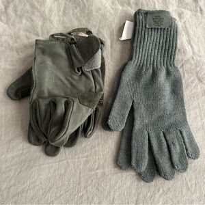 Green Gloves Set - Size Medium